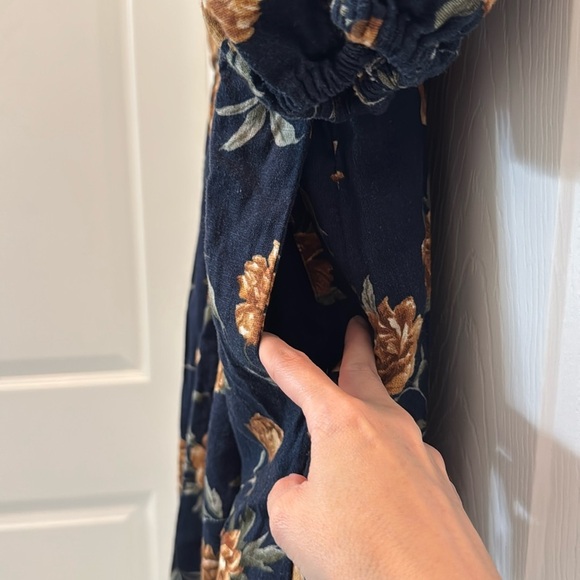 NWT Abercrombie & Fitch Emerson Linen-Blend Puff Sleeve Mini Dress Size XS - Picture 11 of 15